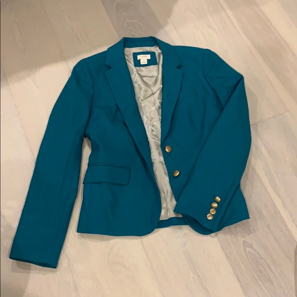 J. Crew wool blend school boy blazer
